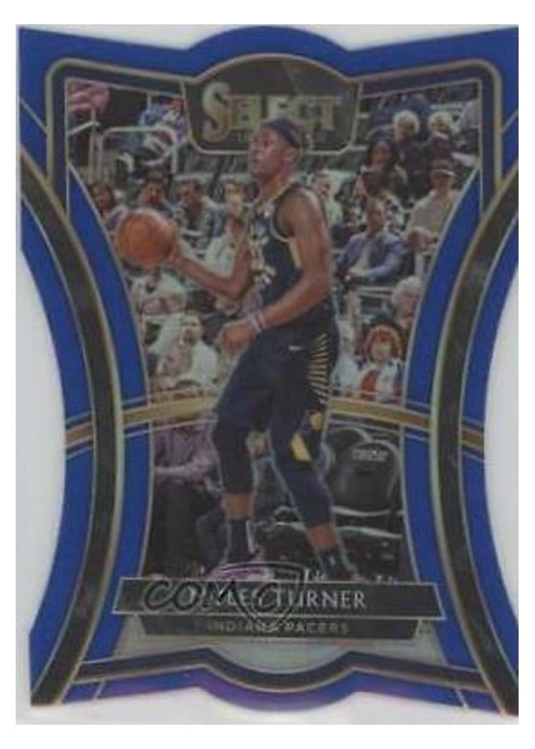 2019-20 Panini Select Base Set Myles Turner #185 card