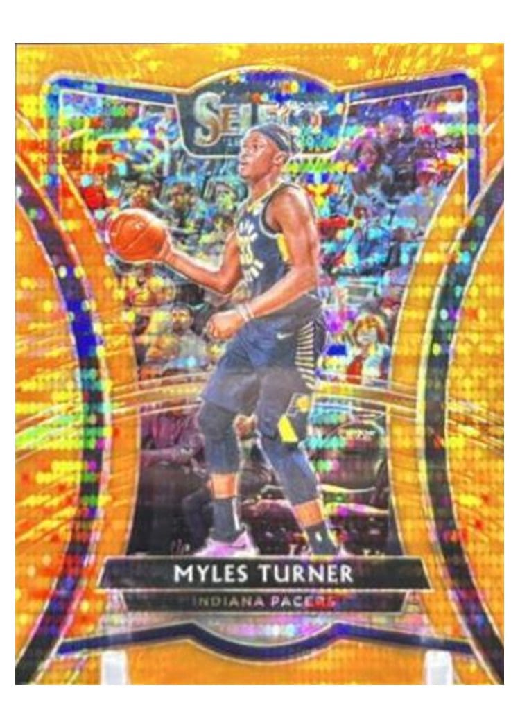 2019-20 Panini Select Base Set Myles Turner #185 card