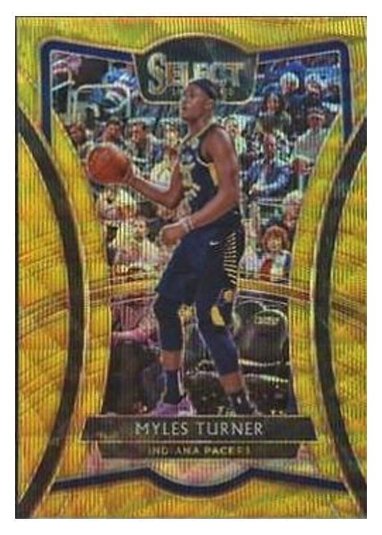 2019-20 Panini Select Base Set Myles Turner #185 card