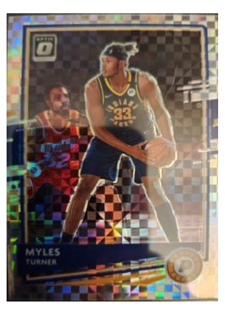 2020-21 Donruss Optic Base Set Myles Turner #38 card