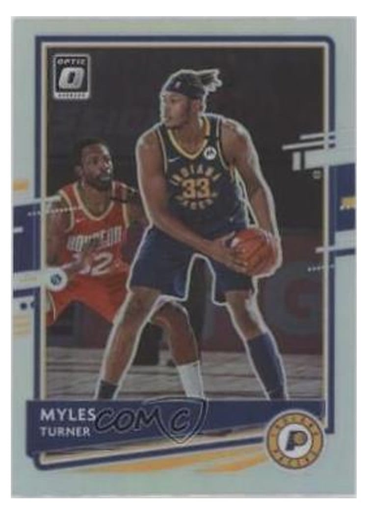2020-21 Donruss Optic Base Set Myles Turner #38 card
