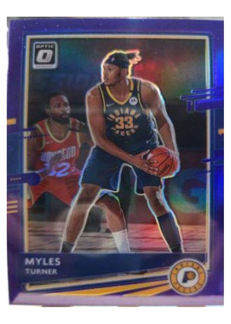 2020-21 Donruss Optic Base Set Myles Turner #38 card