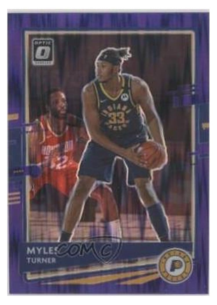2020-21 Donruss Optic Base Set Myles Turner #38 card