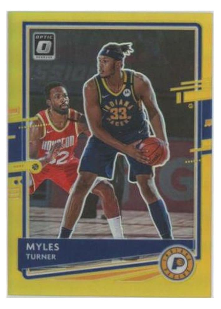 2020-21 Donruss Optic Base Set Myles Turner #38 card