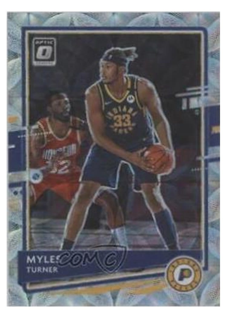 2020-21 Donruss Optic Base Set Myles Turner Premium Box Set #38 card