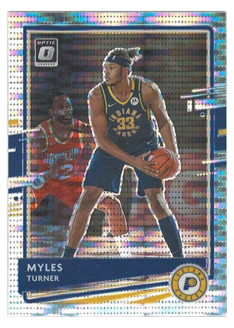 2020-21 Donruss Optic Base Set Myles Turner #38 card