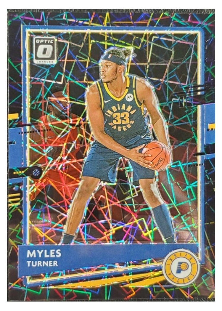 2020-21 Donruss Optic Base Set Myles Turner #38 card