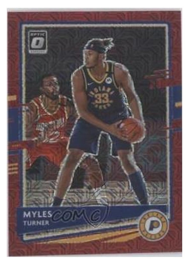 2020-21 Donruss Optic Base Set Myles Turner #38 card