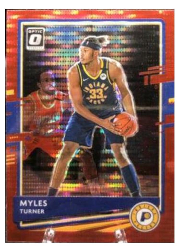 2020-21 Donruss Optic Base Set Myles Turner #38 card