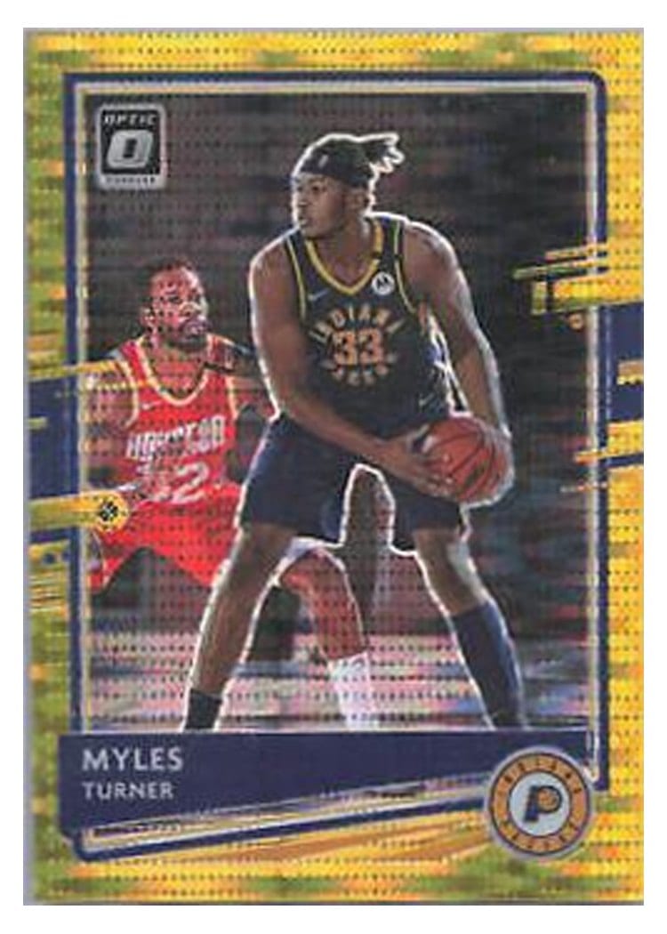2020-21 Donruss Optic Base Set Myles Turner #38 card