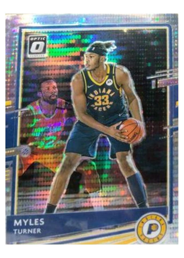 2020-21 Donruss Optic Base Set Myles Turner #38 card
