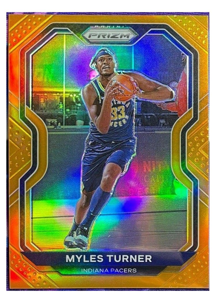 2020-21 Panini Prizm Base Set Myles Turner #240 card