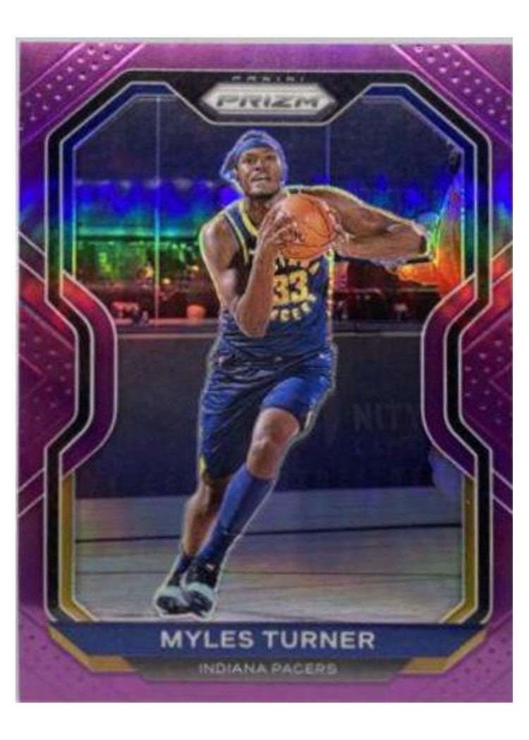 2020-21 Panini Prizm Base Set Myles Turner #240 card