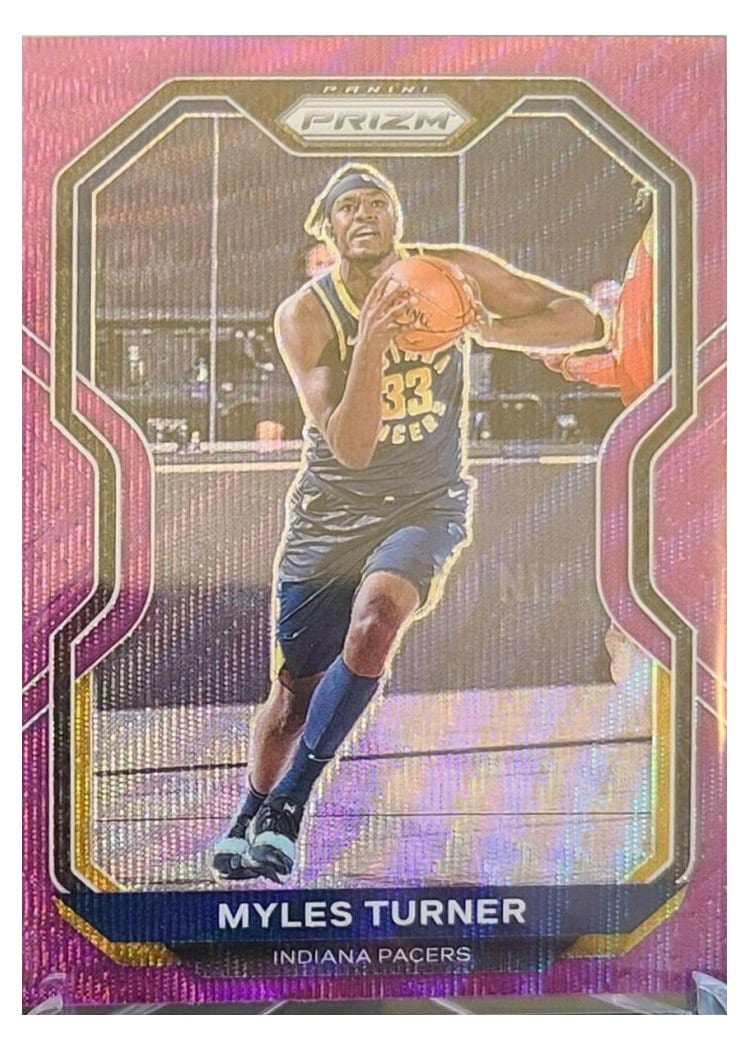 2020-21 Panini Prizm Base Set Myles Turner #240 card