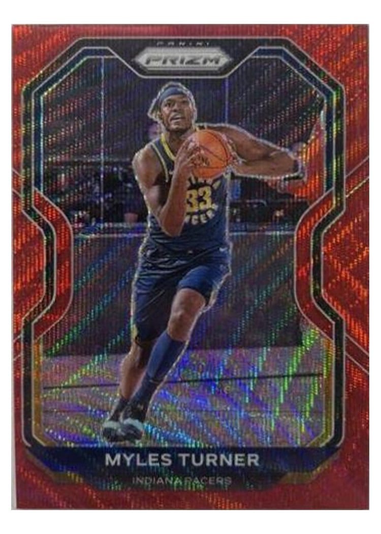 2020-21 Panini Prizm Base Set Myles Turner #240 card