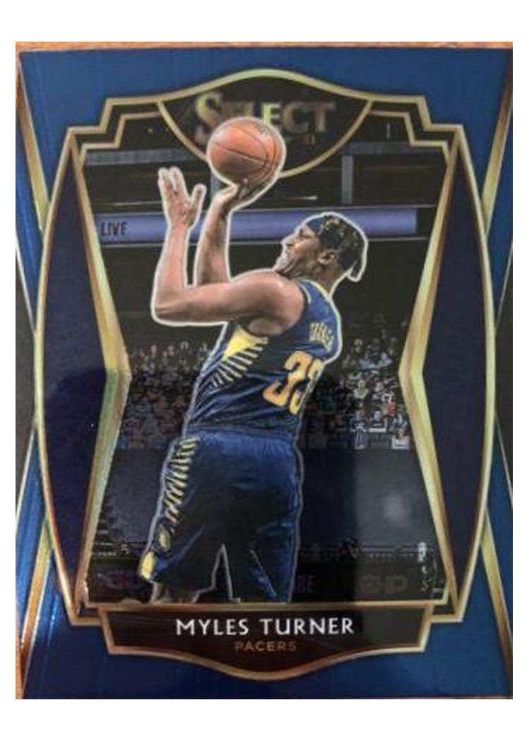 2020-21 Panini Select Base Set Myles Turner #157 card