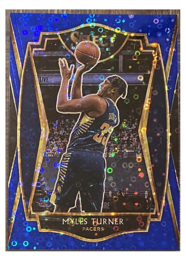 2020-21 Panini Select Base Set Myles Turner #157 card