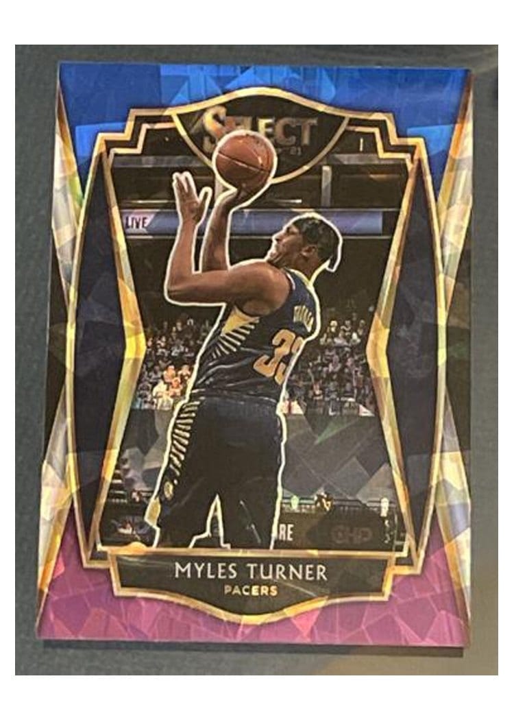 2020-21 Panini Select Base Set Myles Turner #157 card