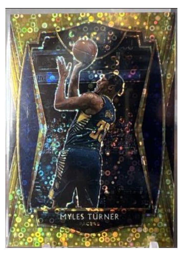 2020-21 Panini Select Base Set Myles Turner #157 card