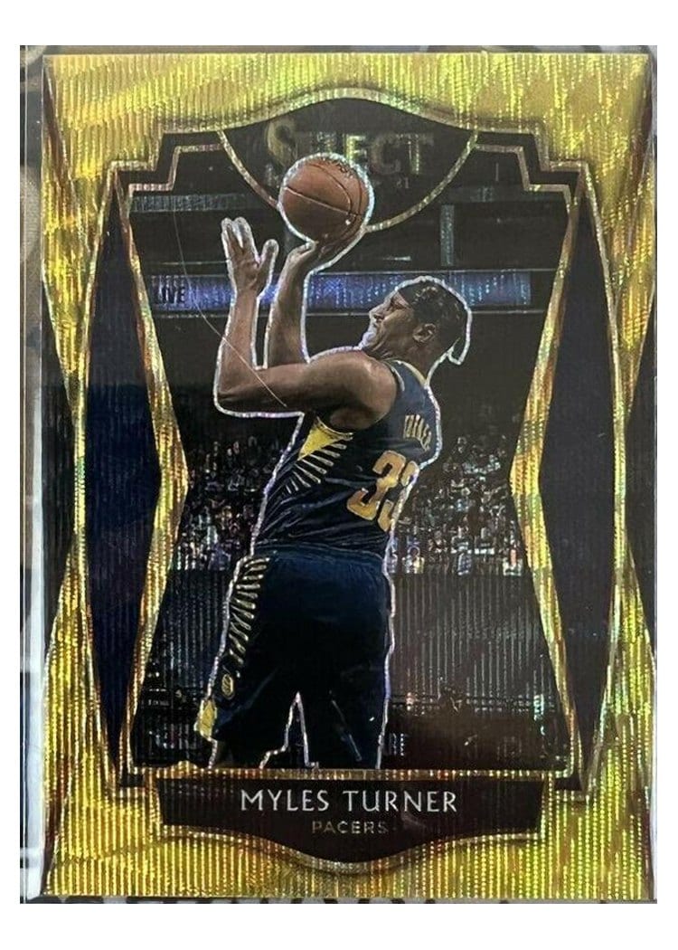 2020-21 Panini Select Base Set Myles Turner #157 card