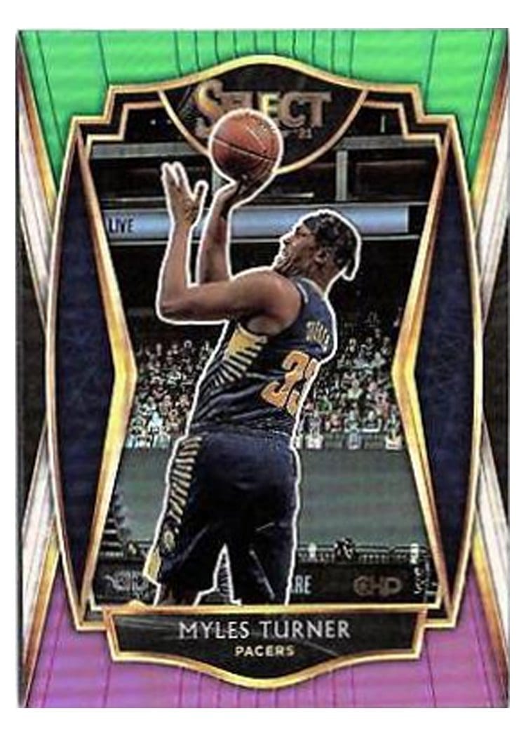 2020-21 Panini Select Base Set Myles Turner #157 card