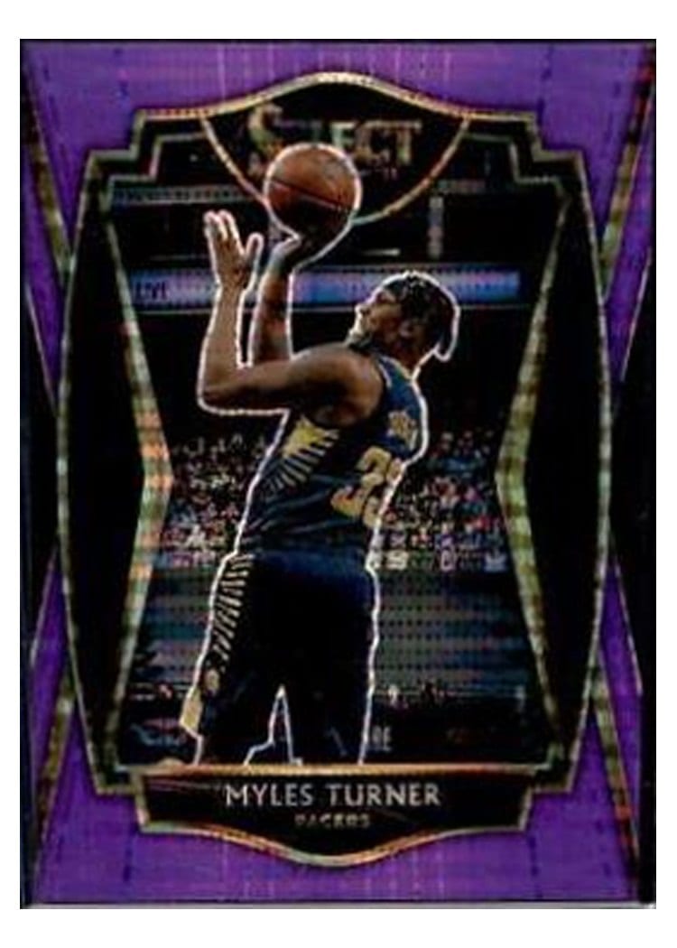 2020-21 Panini Select Base Set Myles Turner #157 card