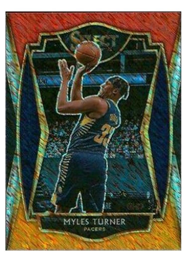 2020-21 Panini Select Base Set Myles Turner #157 card