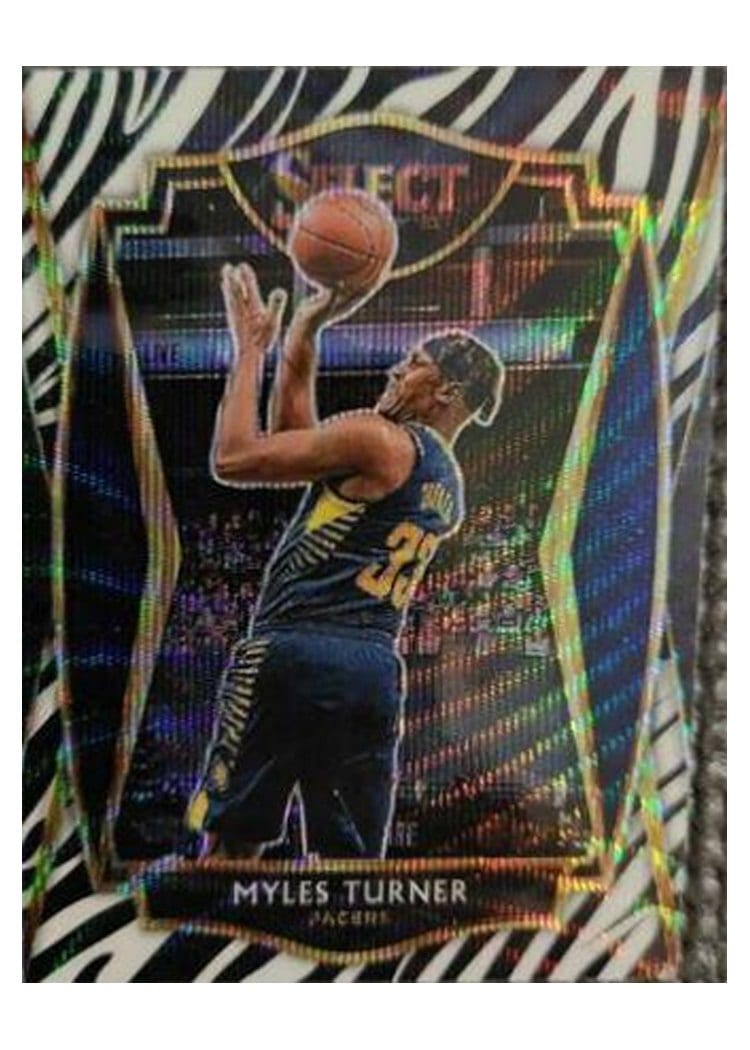 2020-21 Panini Select Base Set Myles Turner #157 card