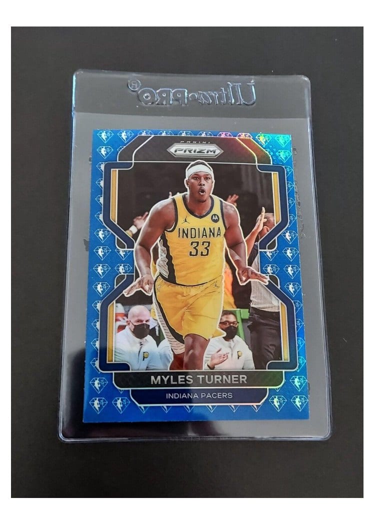 2021-22 Panini Prizm Base Set Myles Turner #175 card