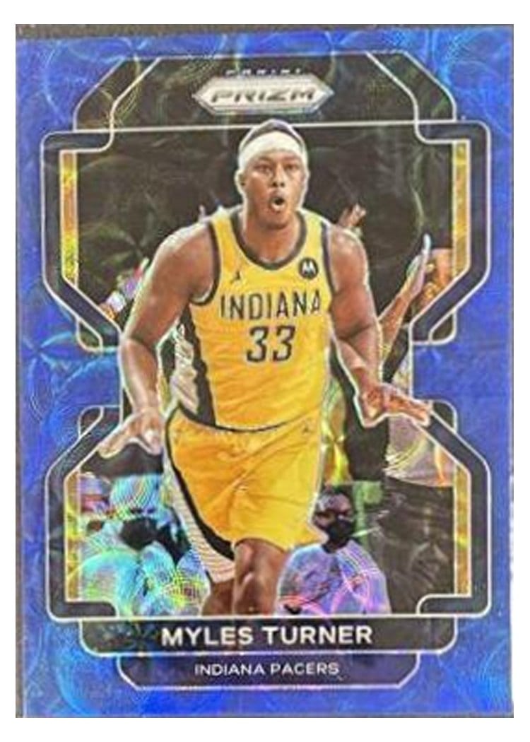 2021-22 Panini Prizm Base Set Myles Turner #175 card