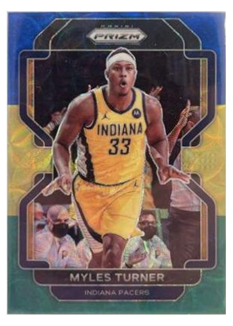 2021-22 Panini Prizm Base Set Myles Turner #175 card