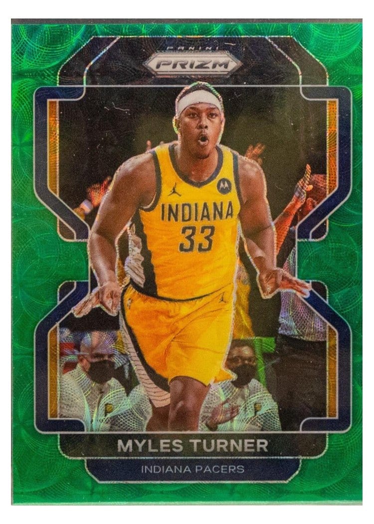 2021-22 Panini Prizm Base Set Myles Turner #175 card
