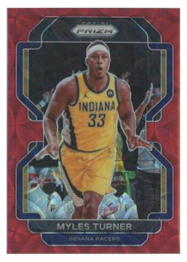 2021-22 Panini Prizm Base Set Myles Turner #175 card