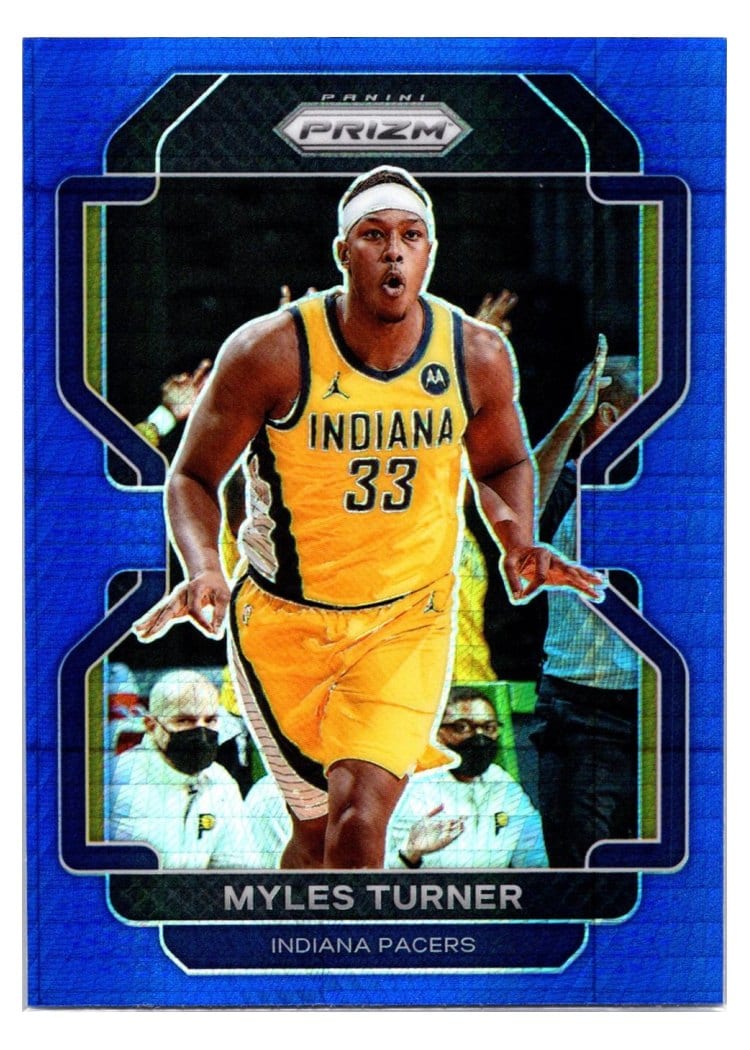 2021-22 Panini Prizm Base Set Myles Turner #175 card