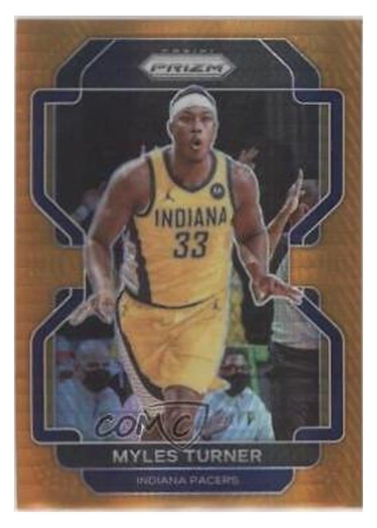 2021-22 Panini Prizm Base Set Myles Turner #175 card