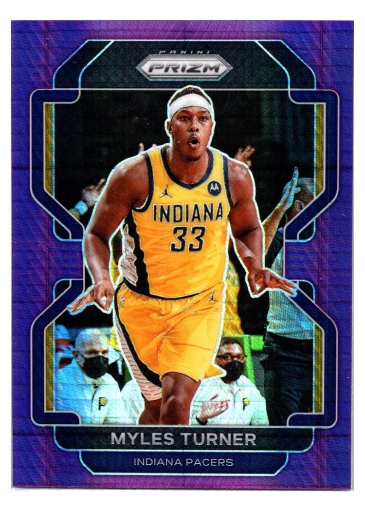 2021-22 Panini Prizm Base Set Myles Turner #175 card