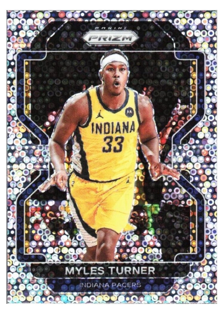 2021-22 Panini Prizm Base Set Myles Turner #175 card