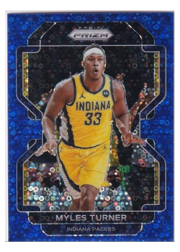 2021-22 Panini Prizm Base Set Myles Turner #175 card