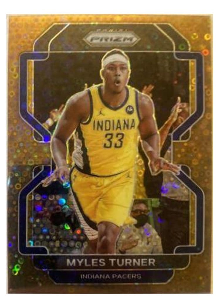 2021-22 Panini Prizm Base Set Myles Turner #175 card