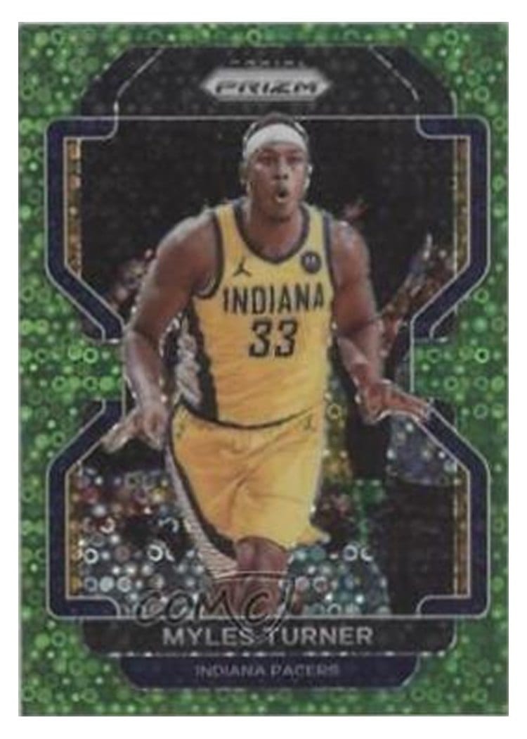 2021-22 Panini Prizm Base Set Myles Turner #175 card