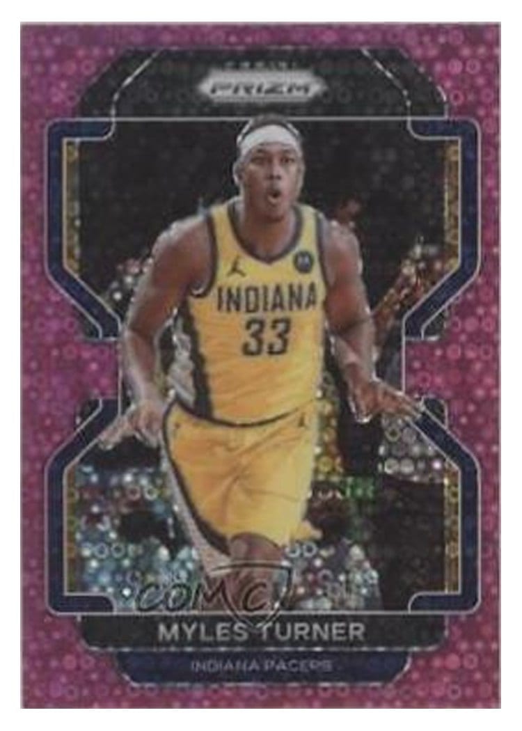 2021-22 Panini Prizm Base Set Myles Turner #175 card