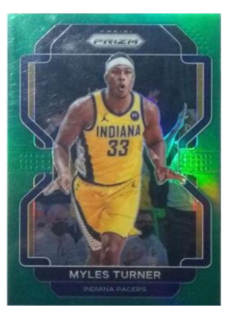 2021-22 Panini Prizm Base Set Myles Turner #175 card