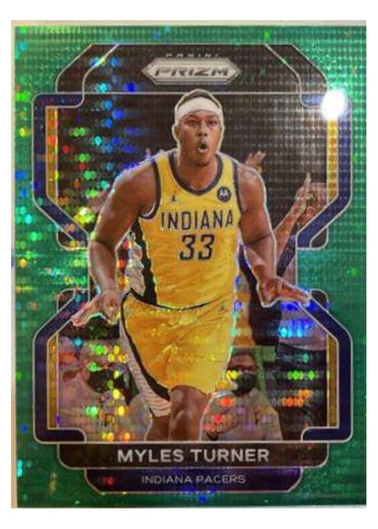 2021-22 Panini Prizm Base Set Myles Turner #175 card
