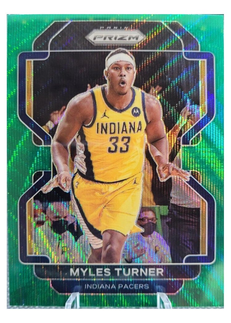 2021-22 Panini Prizm Base Set Myles Turner #175 card