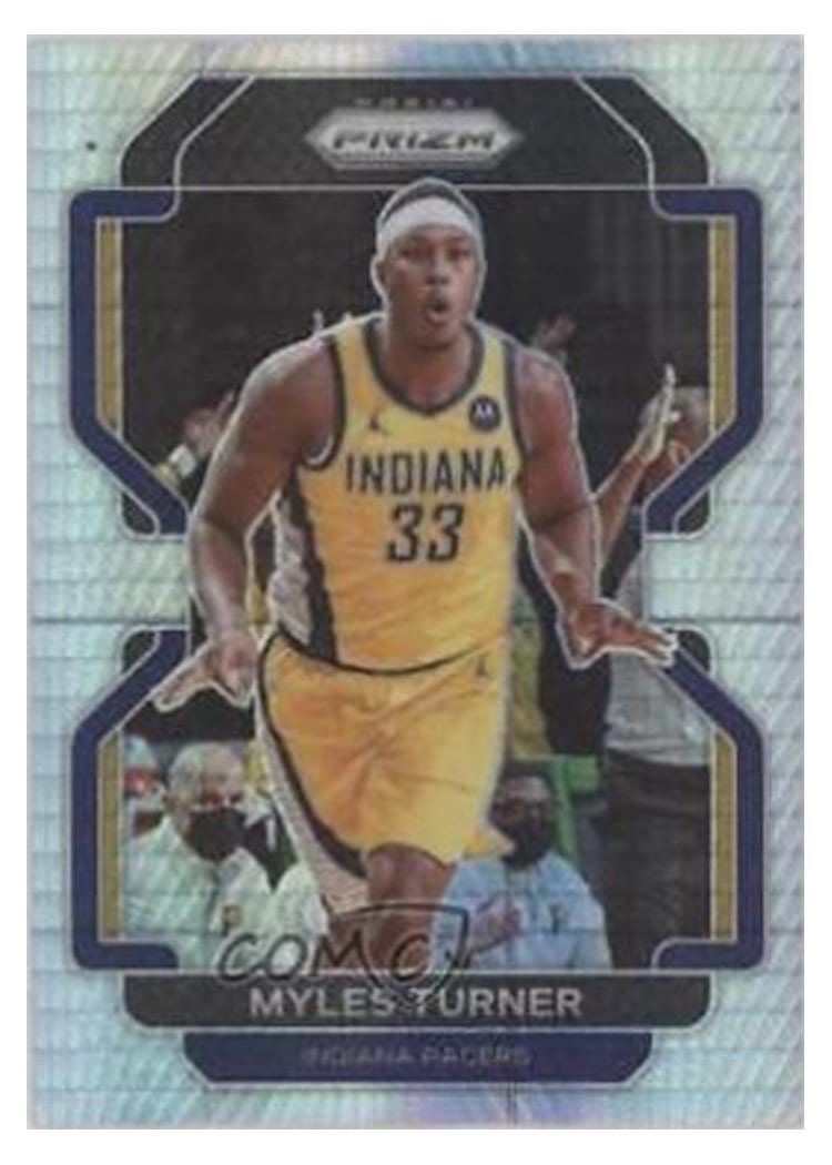 2021-22 Panini Prizm Base Set Myles Turner #175 card
