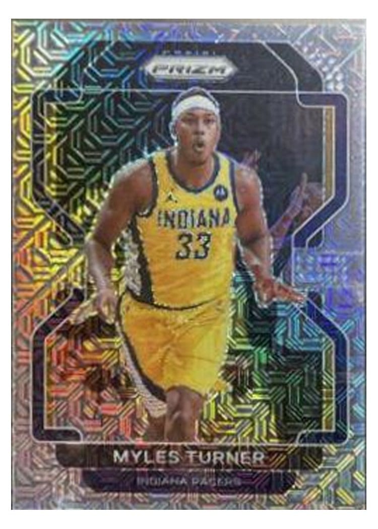2021-22 Panini Prizm Base Set Myles Turner #175 card