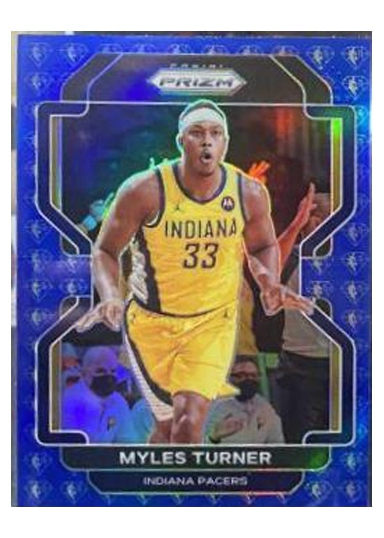 2021-22 Panini Prizm Base Set Myles Turner #175 card