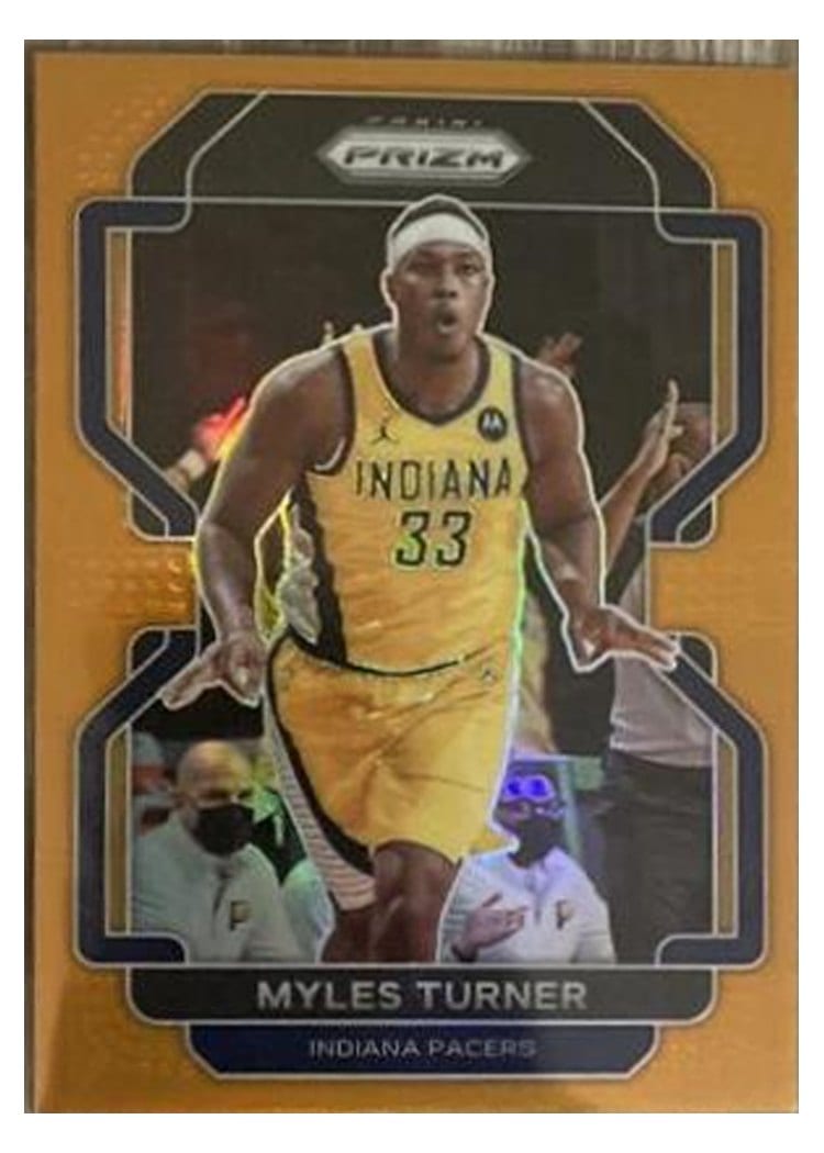 2021-22 Panini Prizm Base Set Myles Turner #175 card