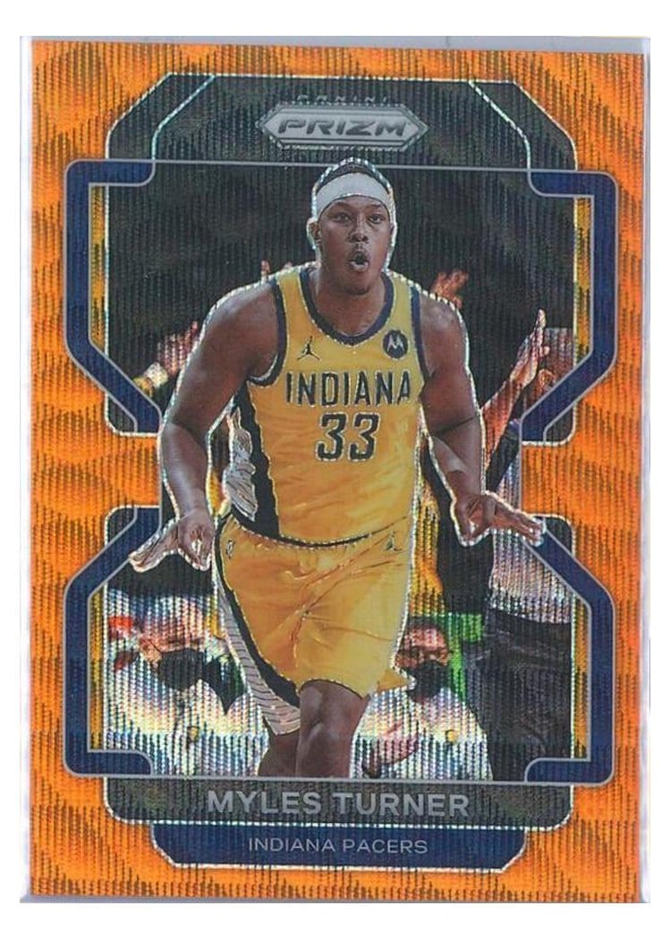 2021-22 Panini Prizm Base Set Myles Turner #175 card