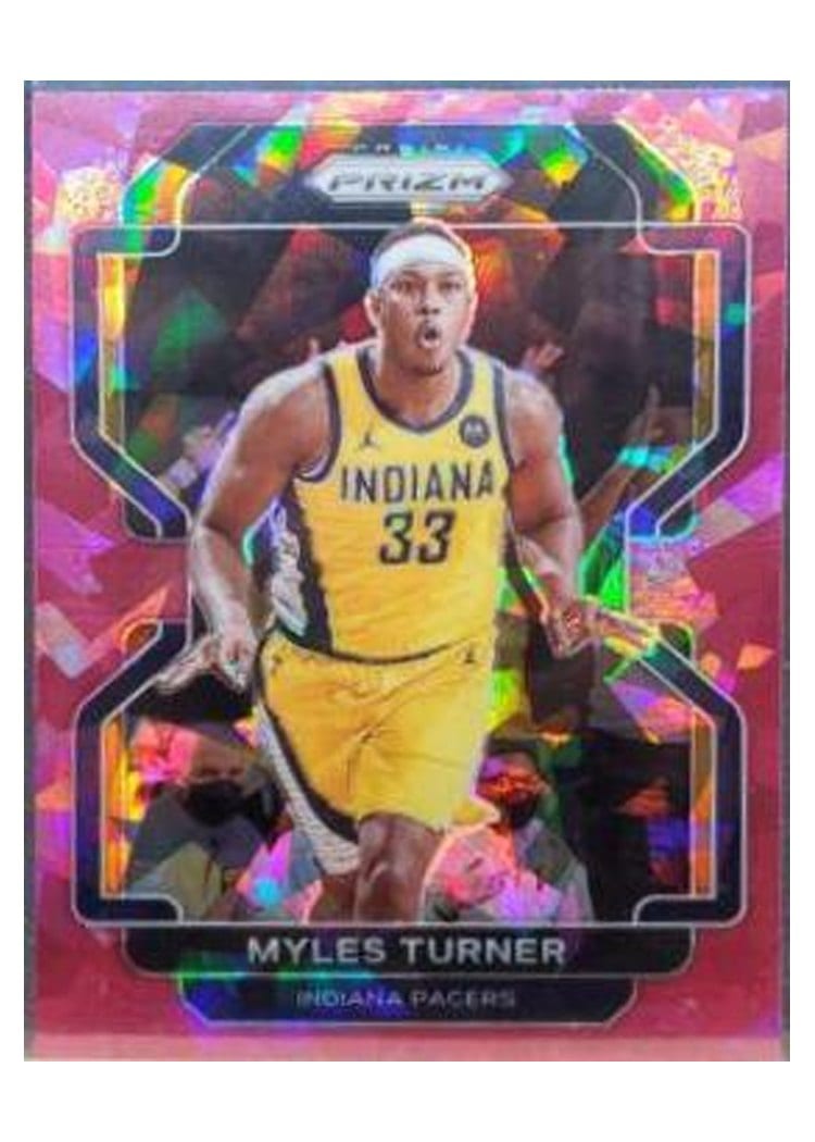 2021-22 Panini Prizm Base Set Myles Turner #175 card